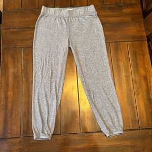 UGG Lounge Pants Sweatpants Cozy and Versatile Light Heather Blue Size L